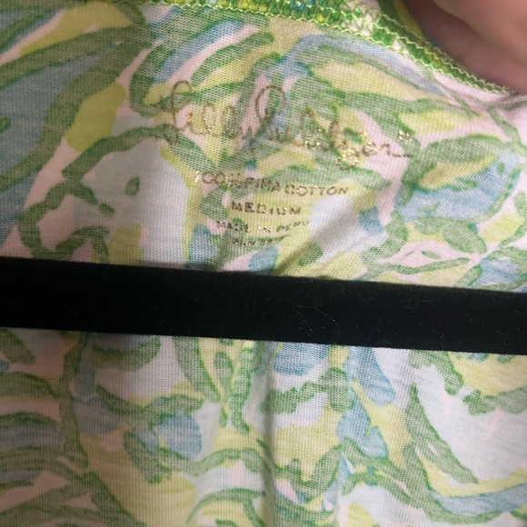 Lilly Pulitzer Parrot Palmetto Dress Size Medium - Picture 3 of 4